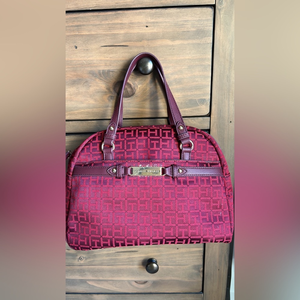 NWOT Tommy Hilfiger Red Satchel Purse